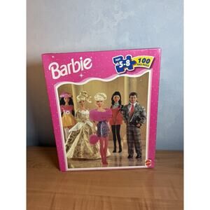 VINTAGE 1998 BARBIE 100 PC PUZZLE NEW IN SEALED PACKAGE
